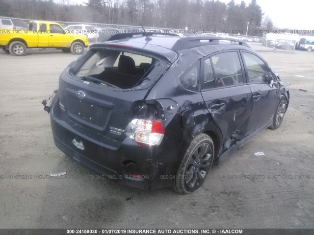 JF1GPAU67F8208651 - 2015 SUBARU IMPREZA SPORT GRAY photo 4