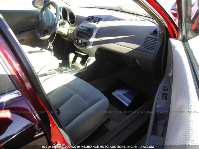 1N4AL11D94C187994 - 2004 NISSAN ALTIMA S/SL RED photo 5