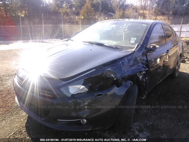 1C3CDFBA0DD325017 - 2013 DODGE DART SXT BLACK photo 2