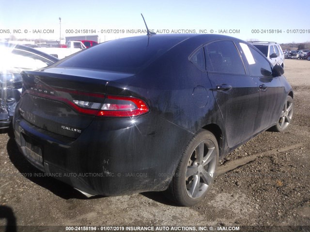 1C3CDFBA0DD325017 - 2013 DODGE DART SXT BLACK photo 4