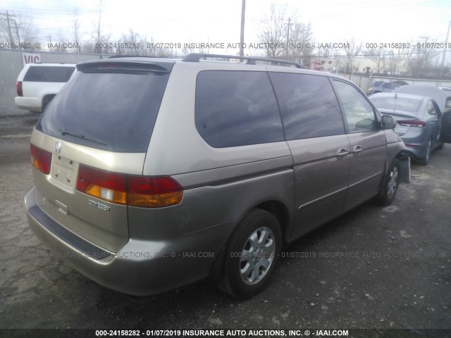 5FNRL18063B014225 - 2003 HONDA ODYSSEY EXL BROWN photo 4