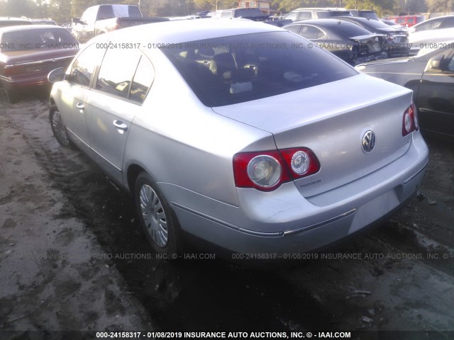 WVWJK73C37P010648 - 2007 VOLKSWAGEN PASSAT SILVER photo 3