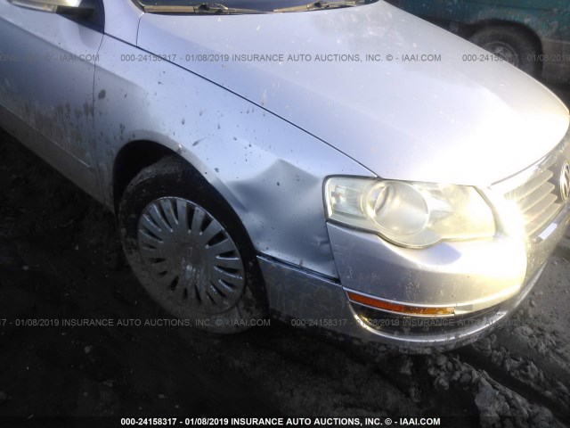 WVWJK73C37P010648 - 2007 VOLKSWAGEN PASSAT SILVER photo 6