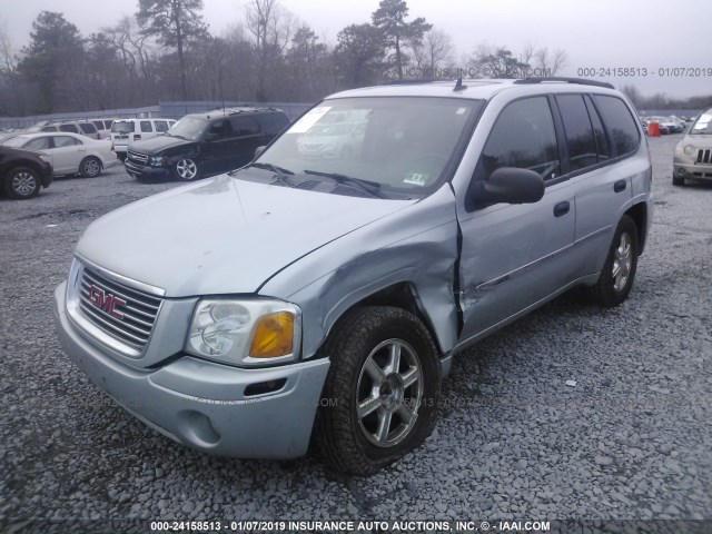 1GKDT13S182209392 - 2008 GMC ENVOY SILVER photo 2