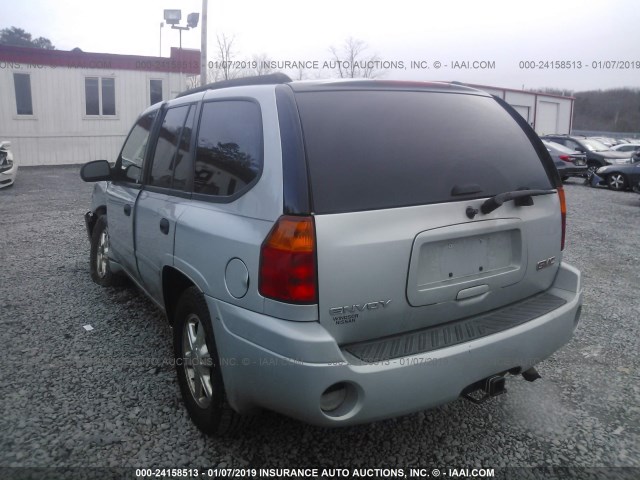 1GKDT13S182209392 - 2008 GMC ENVOY SILVER photo 3