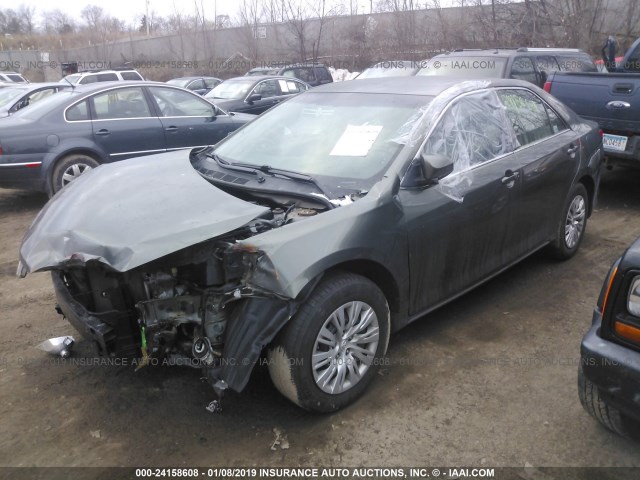 4T4BF1FK2DR333774 - 2013 TOYOTA CAMRY L/SE/LE/XLE Yaşıl foto 2