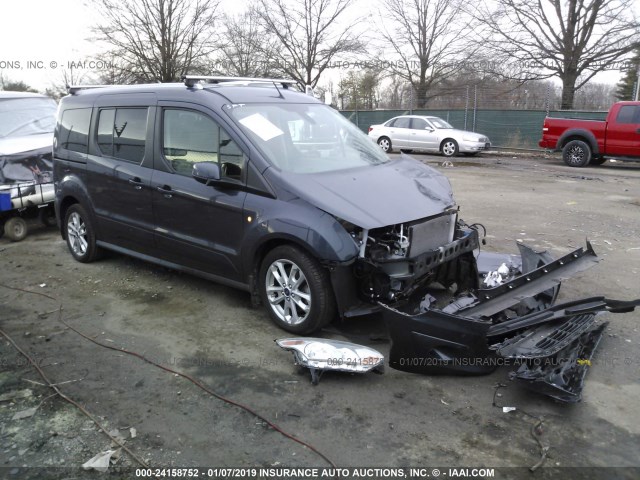 NM0GE9G74E1154409 - 2014 FORD TRANSIT CONNECT TITANIUM GRAY photo 1