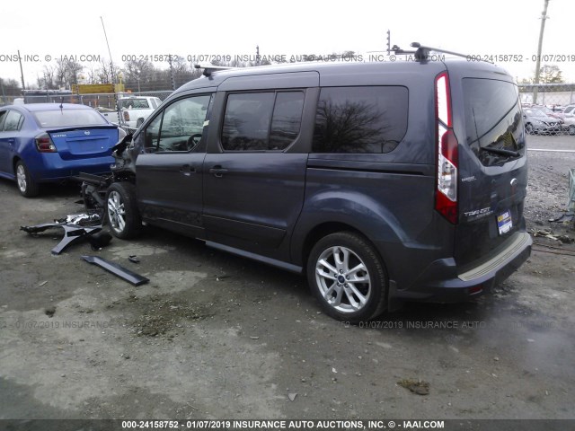 NM0GE9G74E1154409 - 2014 FORD TRANSIT CONNECT TITANIUM GRAY photo 3