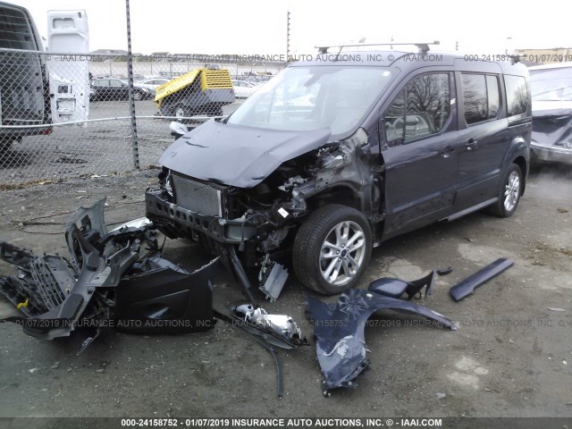 NM0GE9G74E1154409 - 2014 FORD TRANSIT CONNECT TITANIUM GRAY photo 6