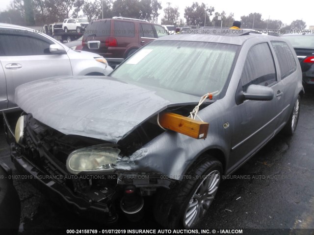 9BWDE61J854031161 - 2005 VOLKSWAGEN GTI GRAY photo 2