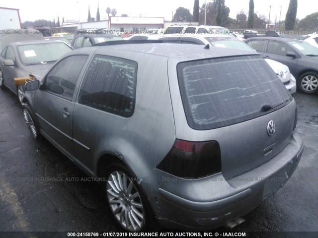 9BWDE61J854031161 - 2005 VOLKSWAGEN GTI GRAY photo 3