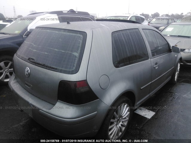 9BWDE61J854031161 - 2005 VOLKSWAGEN GTI GRAY photo 4