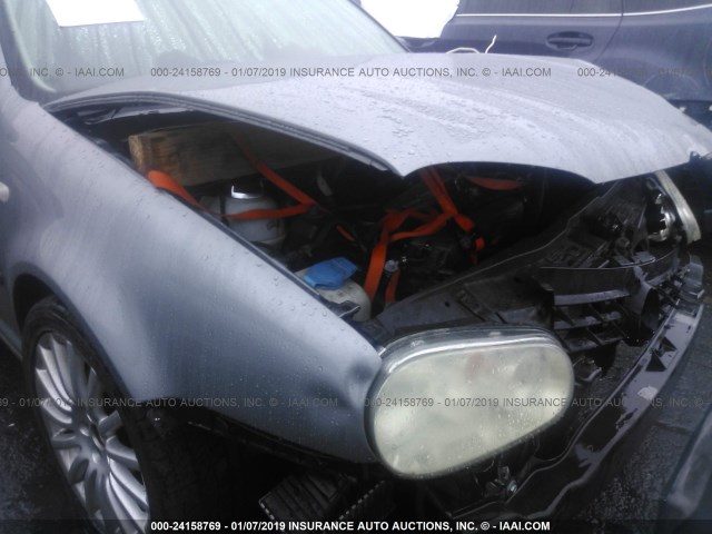 9BWDE61J854031161 - 2005 VOLKSWAGEN GTI GRAY photo 6