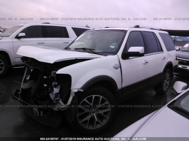 1FMJU1HT8FEF47084 - 2015 FORD EXPEDITION XLT/KING RANCH WHITE photo 2