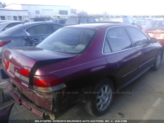 1HGCG66852A095677 - 2002 HONDA ACCORD EX/SE BURGUNDY photo 6