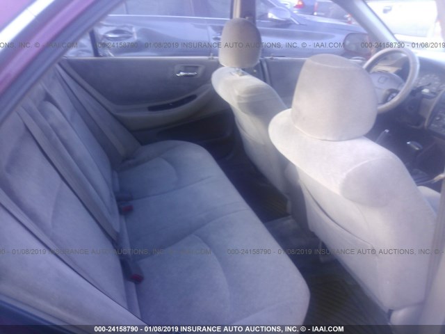 1HGCG66852A095677 - 2002 HONDA ACCORD EX/SE BURGUNDY photo 8