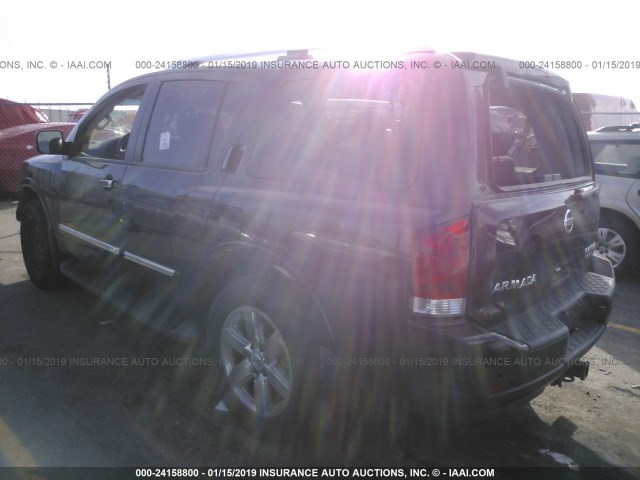 5N1BA0NE4EN601850 - 2014 NISSAN ARMADA PLATINUM PURPLE photo 3