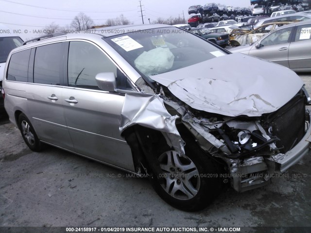 5FNRL38706B455426 - 2006 HONDA ODYSSEY EXL SILVER photo 1