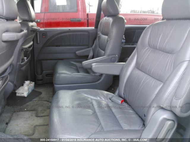 5FNRL38706B455426 - 2006 HONDA ODYSSEY EXL SILVER photo 8