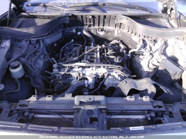 JNRAS18W79M155843 - 2009 INFINITI FX35 SILVER photo 10