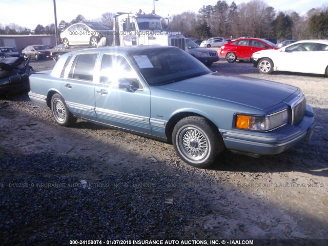 1LNLM81W4PY633868 - 1993 LINCOLN TOWN CAR EXECUTIVE Light Blue photo 1