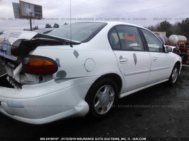 1G1NE52J1Y6212658 - 2000 CHEVROLET MALIBU LS WHITE photo 4