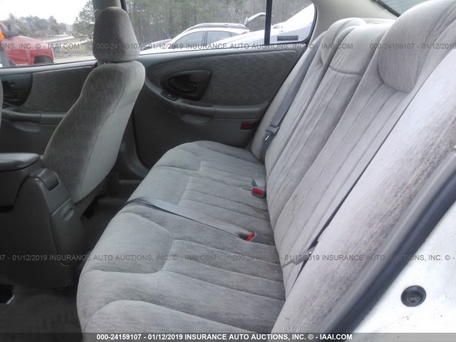 1G1NE52J1Y6212658 - 2000 CHEVROLET MALIBU LS WHITE photo 8