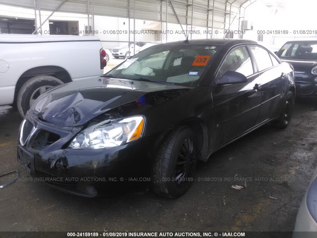1G2ZF57B884115190 - 2008 PONTIAC G6 VALUE LEADER/BASE BLACK photo 2