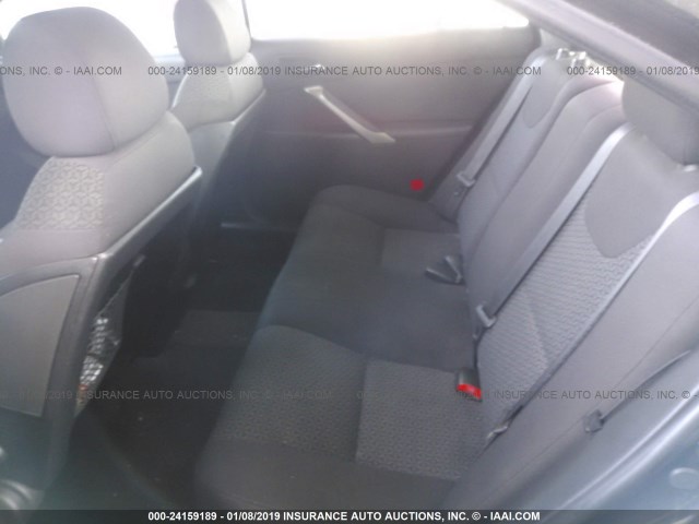 1G2ZF57B884115190 - 2008 PONTIAC G6 VALUE LEADER/BASE BLACK photo 8