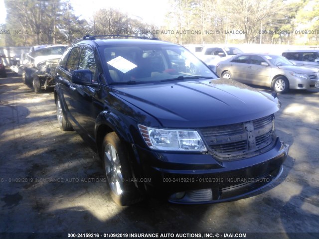 3D4GG67V29T507466 - 2009 DODGE JOURNEY R/T BLACK photo 1