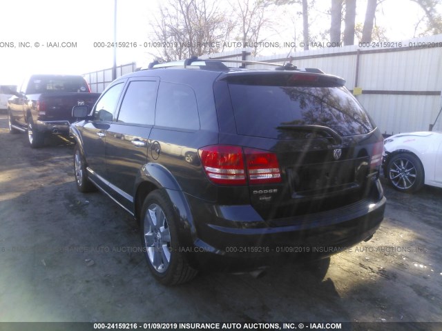 3D4GG67V29T507466 - 2009 DODGE JOURNEY R/T BLACK photo 3