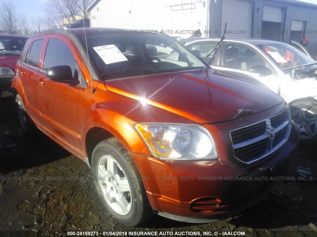 1B3HB48A59D174347 - 2009 DODGE CALIBER SXT ORANGE photo 1