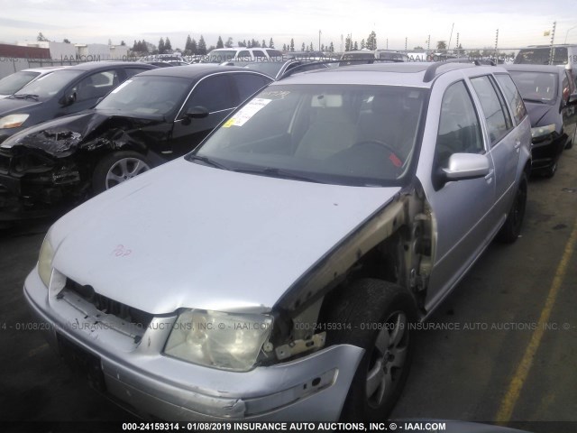 WVWSK61J33W291186 - 2003 VOLKSWAGEN JETTA GLS SILVER photo 2