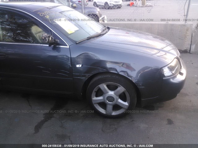 WAULD64B34N029384 - 2004 AUDI A6 2.7T QUATTRO GRAY photo 6