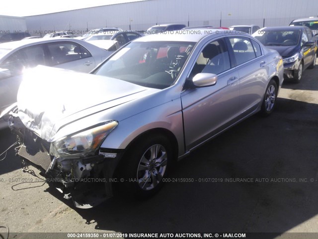 1HGCP2F41CA102261 - 2012 HONDA ACCORD LXP GRAY photo 2