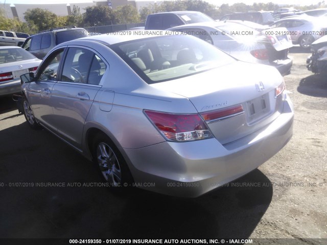 1HGCP2F41CA102261 - 2012 HONDA ACCORD LXP GRAY photo 3