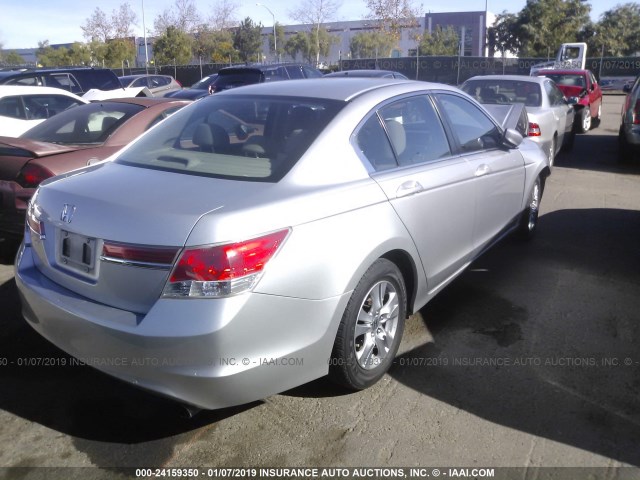 1HGCP2F41CA102261 - 2012 HONDA ACCORD LXP GRAY photo 4