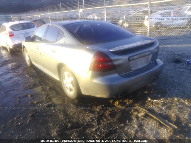 2G2WS522941365677 - 2004 PONTIAC GRAND PRIX GT2 GRAY photo 3