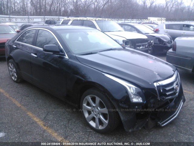 1G6AH5RX2D0126167 - 2013 CADILLAC ATS LUXURY BLACK photo 1