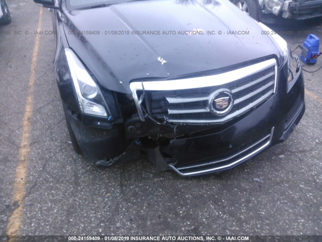 1G6AH5RX2D0126167 - 2013 CADILLAC ATS LUXURY BLACK photo 6