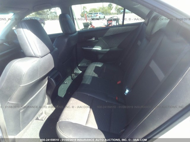 4T1BF1FK0CU034664 - 2012 TOYOTA CAMRY SE/LE/XLE 银色 照片 8