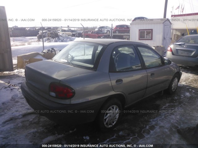 2C1MR5299T6742051 - 1996 GEO METRO LSI GOLD photo 4