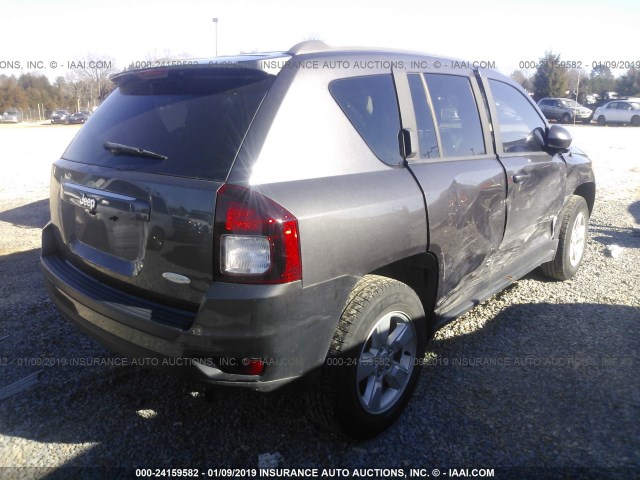 1C4NJCEA6FD273824 - 2015 JEEP COMPASS LATITUDE GRAY photo 4