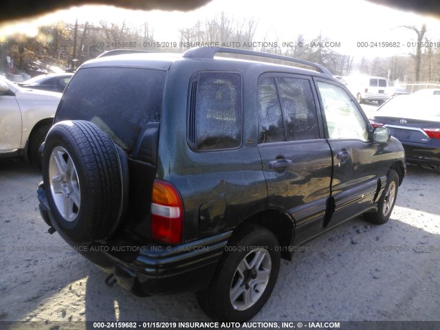 2CNBJ634536906501 - 2003 CHEVROLET TRACKER LT GREEN photo 4