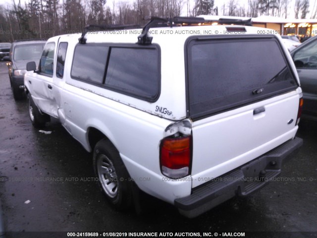 1FTYR14C9XPA50562 - 1999 FORD RANGER SUPER CAB WHITE photo 3