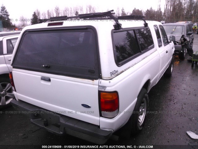 1FTYR14C9XPA50562 - 1999 FORD RANGER SUPER CAB WHITE photo 4