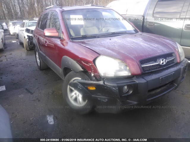 KM8JN12D97U523270 - 2007 HYUNDAI TUCSON SE/LIMITED RED photo 1