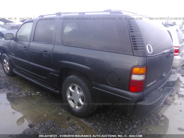 1GKFK66UX3J143025 - 2003 GMC YUKON XL DENALI GRAY photo 3