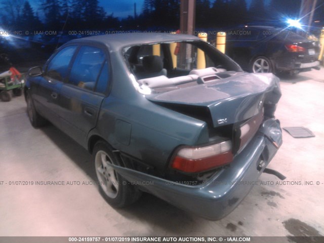 1NXBB02E8TZ447843 - 1996 TOYOTA COROLLA DX GREEN photo 3