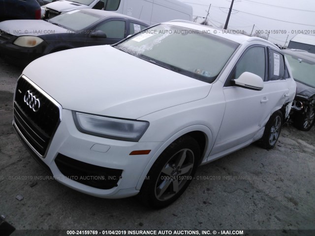 WA1EFCFS9FR010796 - 2015 AUDI Q3 PREMIUM PLUS WHITE photo 2